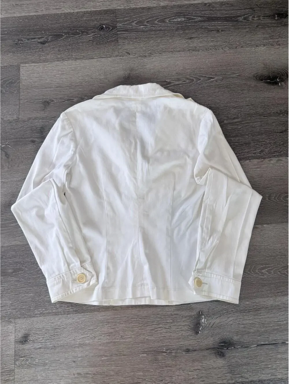 Trina Turk Women’s Size 4 Cream  Blazer 3 Buttons - Picture 3 of 6